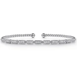 Online Gabriel & Co. 14K White Gold Diamond Bangle
