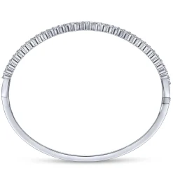 Outlet Gabriel & Co. 14K White Gold Diamond Bangle