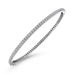 Discount Gabriel & Co. 14K White Gold Diamond Bangle