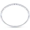 New Gabriel & Co. 14K White Gold Diamond Bangle
