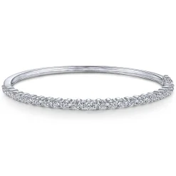 Discount Gabriel & Co. 14K White Gold Diamond Bangle