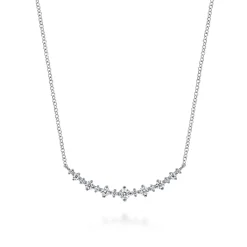 Online Gabriel & Co. 14K White Gold Diamond Bar Necklace