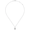 Outlet Gabriel & Co. 14K White Gold Diamond Classic Teardrop Pendant Necklace