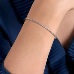 Discount Gabriel & Co. 14K White Gold Diamond Classic Tennis Bracelet