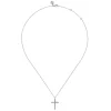 Gabriel & Co. 14K White Gold Diamond Cross Pendant Necklace