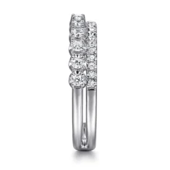 Online Gabriel & Co. 14K White Gold Diamond Easy Stackable Ring