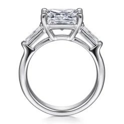 Best Gabriel & Co. 14K White Gold Diamond Engagement Ring