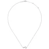 Online Gabriel & Co. 14K White Gold Diamond Infinity Heart Pendant Necklace