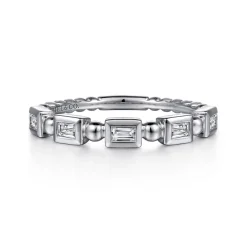 Gabriel & Co. 14K White Gold Diamond Ladies Ring