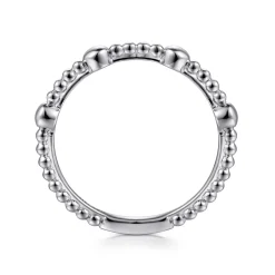 New Gabriel & Co. 14K White Gold Diamond Ladies Ring
