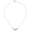 Discount Gabriel & Co. 14K White Gold Diamond Marquise Bar Necklace