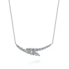 Outlet Gabriel & Co. 18K White Gold Diamond Necklace