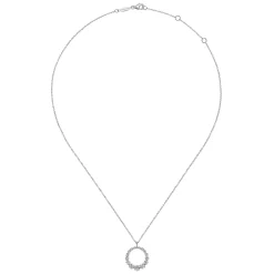 Online Gabriel & Co. 14K White Gold Diamond Pendant Necklace