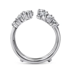 Discount Gabriel & Co. 14K White Gold Diamond Ring Enhancer - 0.95 ct