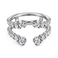 Online Gabriel & Co. 14K White Gold Diamond Ring Enhancer - 0.9 ct