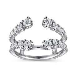 Online Gabriel & Co. 14K White Gold Diamond Ring Enhancer - 0.9 ct