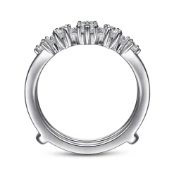 Gabriel & Co. 14K White Gold Diamond Ring Enhancer - 0.5 ct