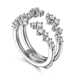 Online Gabriel & Co. 14K White Gold Diamond Ring Enhancer - 0.65 ct