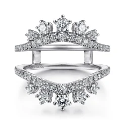 Online Gabriel & Co. 14K White Gold Diamond Ring Enhancer - 1 ct