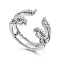Clearance Gabriel & Co. 14K White Gold Diamond Ring Enhancer - 0.55 ct