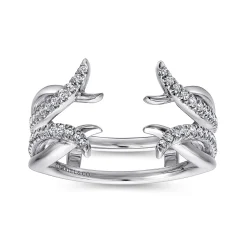 Outlet Gabriel & Co. 14K White Gold Diamond Ring Enhancer - 0.3 ct