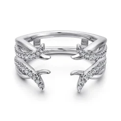 Outlet Gabriel & Co. 14K White Gold Diamond Ring Enhancer - 0.3 ct