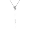 Clearance Gabriel & Co. 14K White Gold Diamond Spike Y Necklace