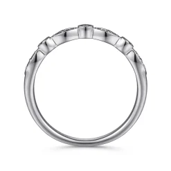 Online Gabriel & Co. 14K White Gold Diamond Stackable Ladies Ring