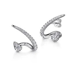 Gabriel & Co. 14K White Gold Diamond Stud Earrings