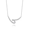 Online Gabriel & Co. 14K White Gold Diamond Swirled Spike Bar Necklace
