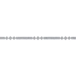 Outlet Gabriel & Co. 14K White Gold Diamond Tennis Bracelet