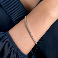 Outlet Gabriel & Co. 14K White Gold Diamond Tennis Bracelet