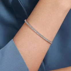 Outlet Gabriel & Co. 14K White Gold Diamond Tennis Bracelet