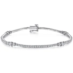 Outlet Gabriel & Co. 14K White Gold Diamond Tennis Bracelet