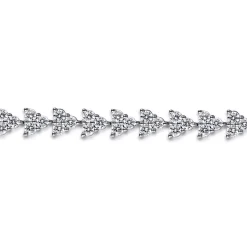 New Gabriel & Co. 14K White Gold Diamond Tennis Bracelet