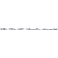 Hot Gabriel & Co. 14K White Gold Diamond Tennis Bracelet