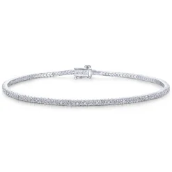 Discount Gabriel & Co. 14K White Gold Diamond Tennis Bracelet