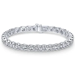 New Gabriel & Co. 14K White Gold Diamond Tennis Bracelet