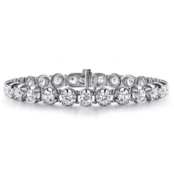 Outlet Gabriel & Co. 14K White Gold Diamond Tennis Bracelet
