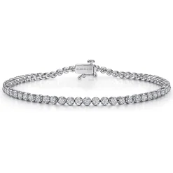 New Gabriel & Co. 14K White Gold Diamond Tennis Bracelet