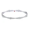 Discount Gabriel & Co. 14K White Gold Diamond Tennis Bracelet