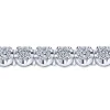 Best Gabriel & Co. 14K White Gold Diamond Tennis Bracelet
