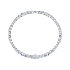 Hot Gabriel & Co. 14K White Gold Diamond Tennis Bracelet
