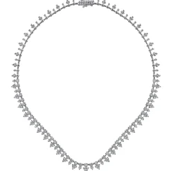 Clearance Gabriel & Co. 14K White Gold Diamond Tennis Necklace
