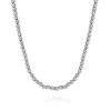 New Gabriel & Co. 14K White Gold Diamond Tennis Necklace