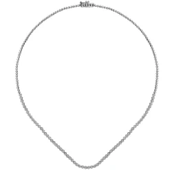 Hot Gabriel & Co. 14K White Gold Diamond Tennis Necklace