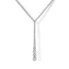 New Gabriel & Co. 18K White Gold Diamond Tennis Y Necklace