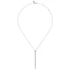 Gabriel & Co. 14K White Gold Diamond Vertical Bar Necklace