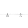 Hot Gabriel & Co. 14K White Gold Diamond XOXO Bracelet