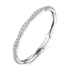 Clearance Gabriel & Co. 14K White Gold Graduating Diamond Station Bangle